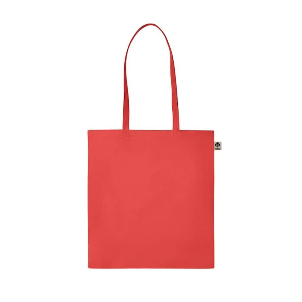 image 1 of MidOcean Zimde Organic Cotton Tote Bag - Red - One Size | Red