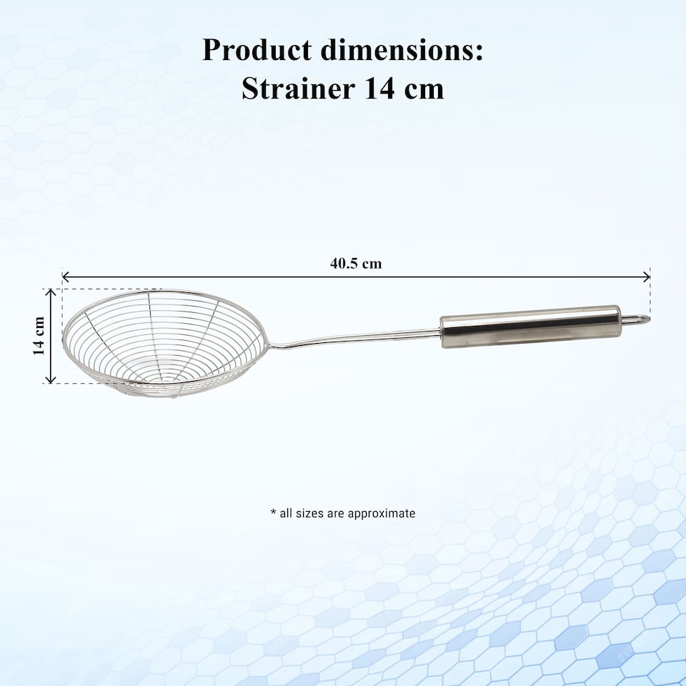 image 1 of Buckingham Spider Strainer Stainless Steel with Cook's Handle
