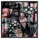 image 1 of Boho pattern with feathers (Picture Frame) Black | M