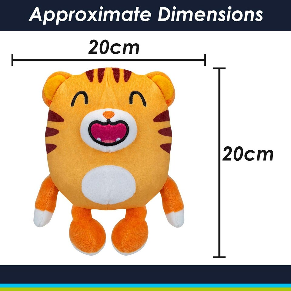 image 1 of Jasper Pinata Smashlings Soft Toy Cute Plushie Huggable Cuddly 20cm Orange