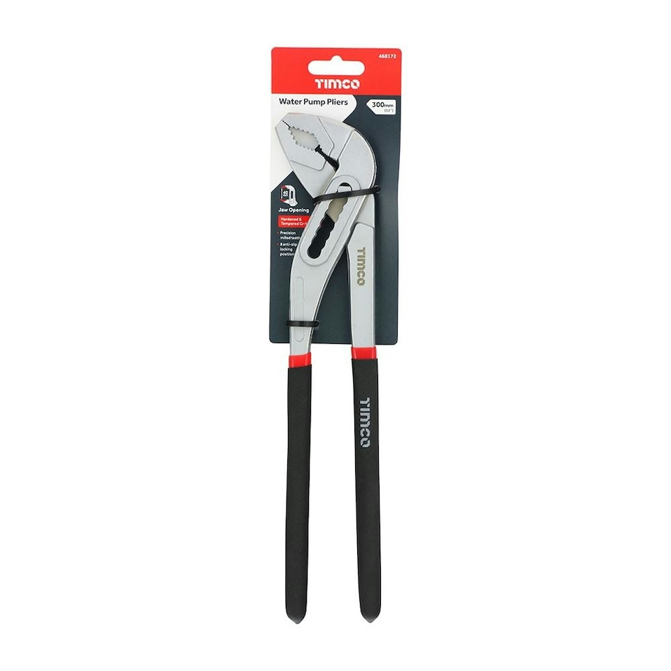 image 1 of Timco - Water Pump Pliers (Size 12" - 1 Each)