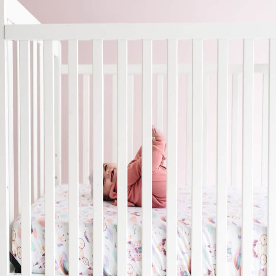 image 1 of Copper Pearl Premium Elasticised Cot Sheet Enchanted