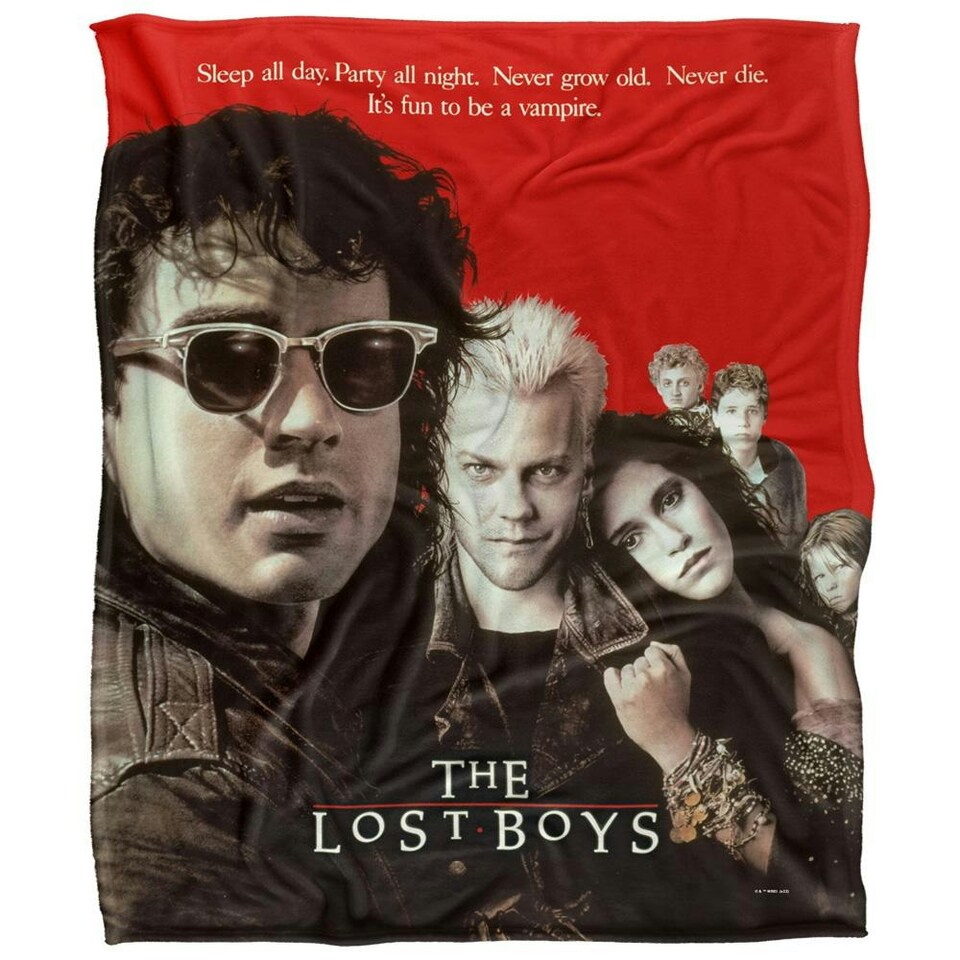 image 1 of The Lost Boys Movie Poster Blanket - Multicoloured - One Size