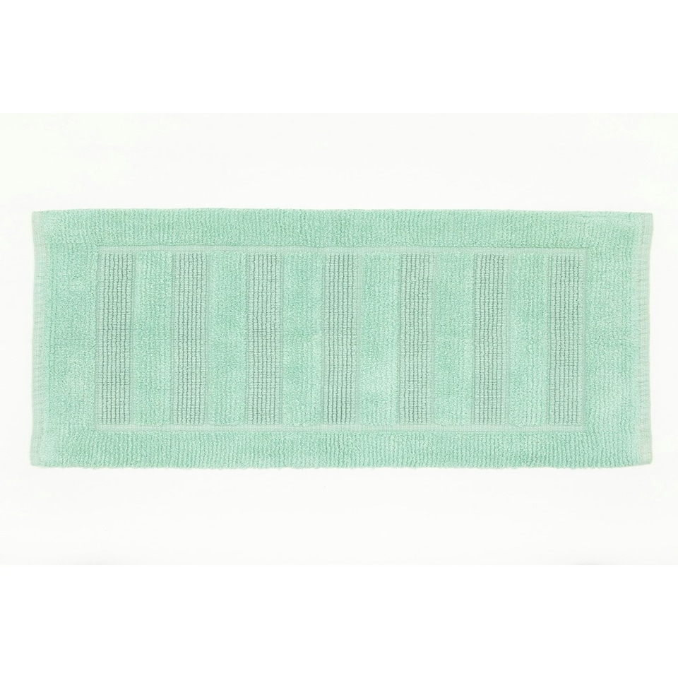 image 1 of Bliss Pima 100% Cotton Bath Mat 50x80cm – Ultra-Soft 1600GSM Luxury Bathroom Rug Green | Spearmint | 50 x 80cm