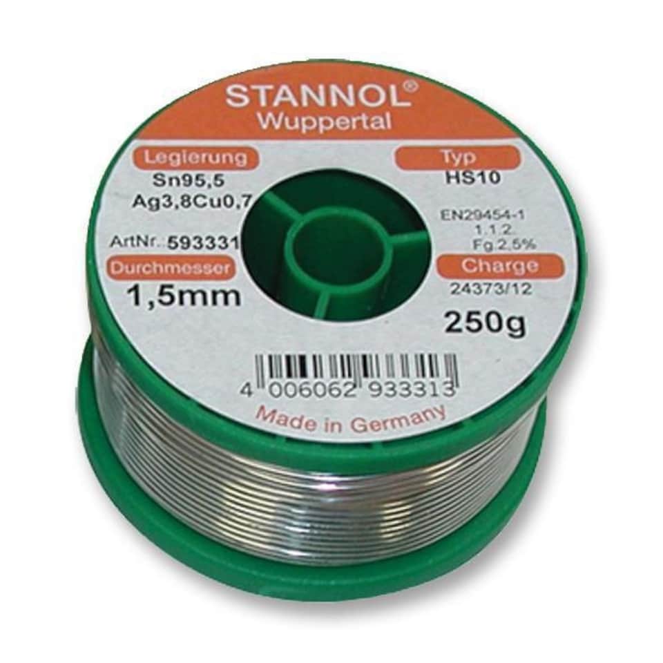 STANNOL - Lead Free Solder Wire 0.5mm, 250g, 217°C