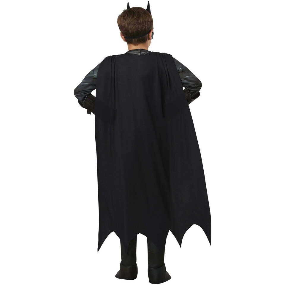 image 1 of Batman Boys Deluxe Costume - Black - M M