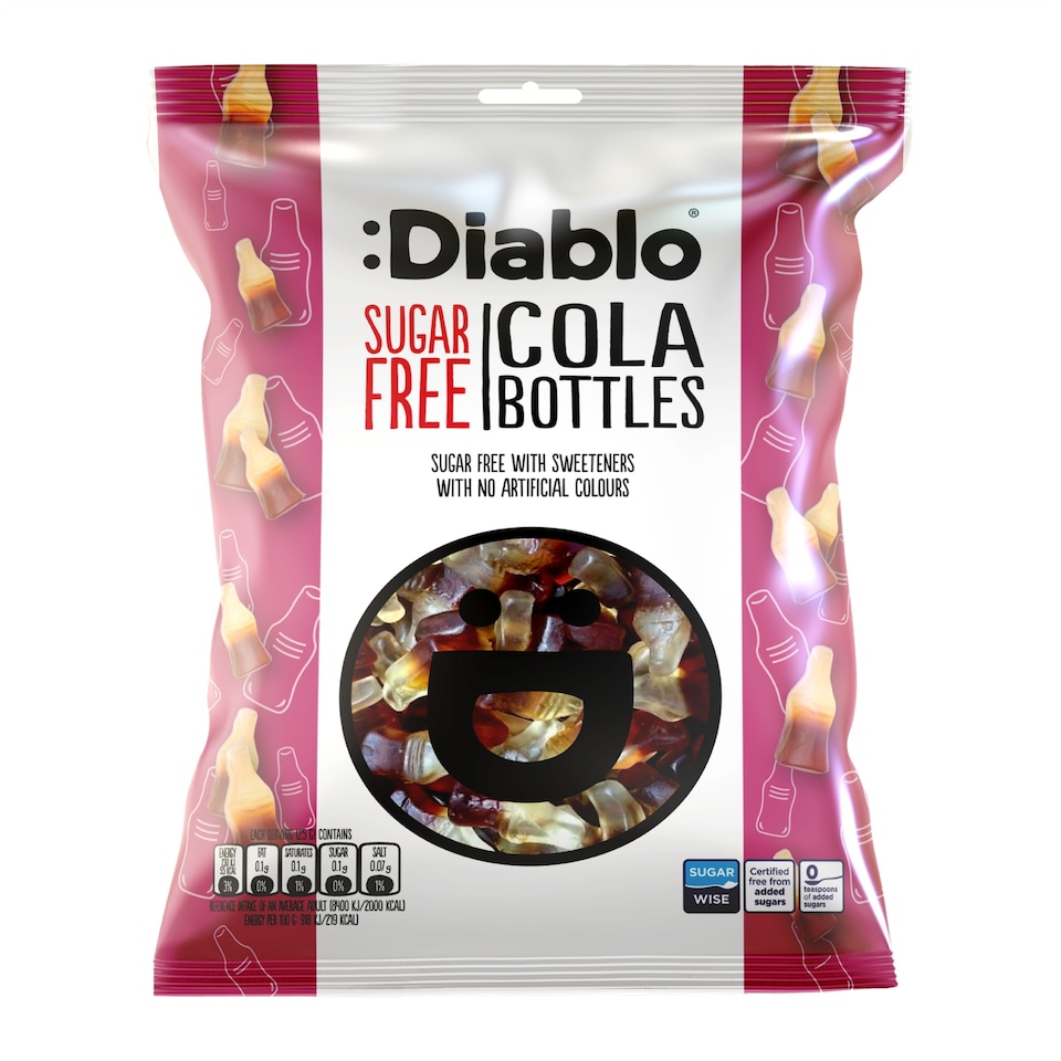 image 1 of Diablo Sugar Free Cola Bottles 75g