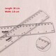 image 2 of 30cm Clear Ruler by Foska