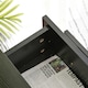 image 8 of HOMCOM Pedestal Office Mobile Filing Cabinet 2 Drawer Black