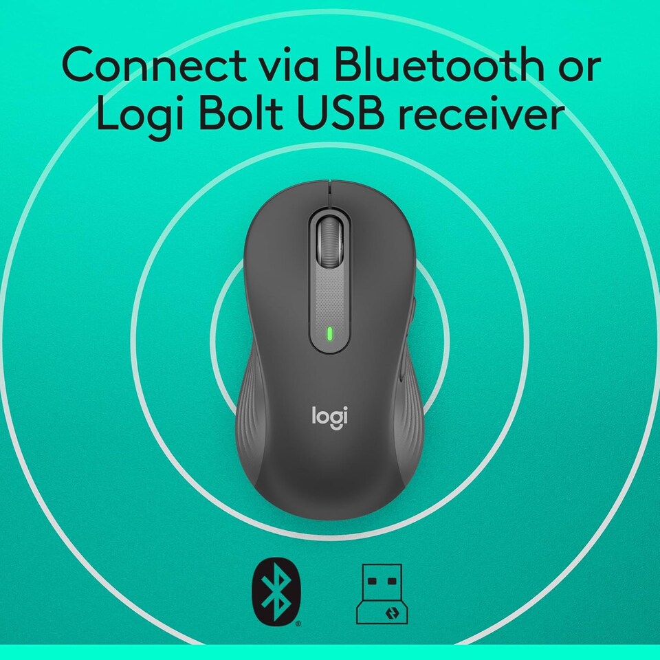 image 1 of Logitech Signature M650 L Left Wireless Mouse - For Large Sized Left Hands