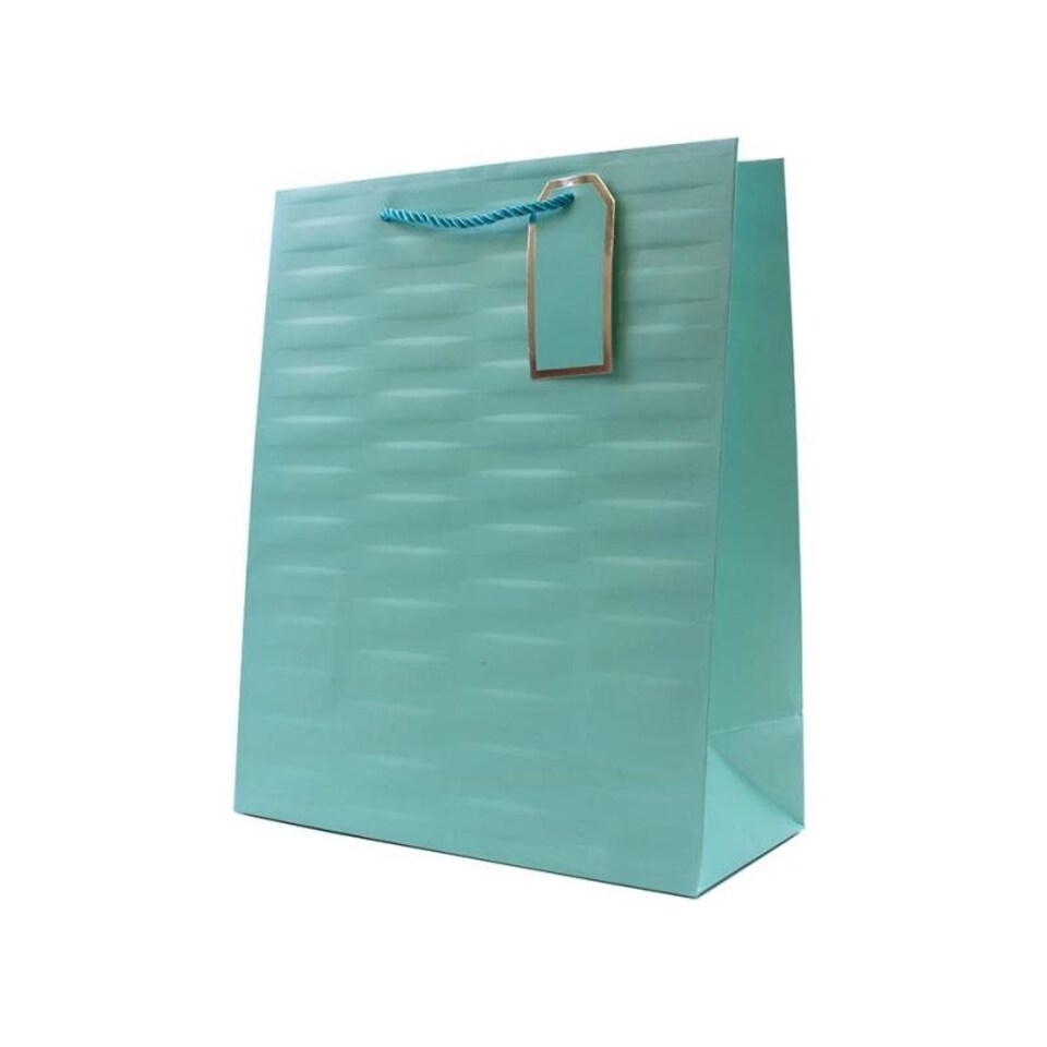 image 1 of Embossed Bright Coloured Large Gift Bag