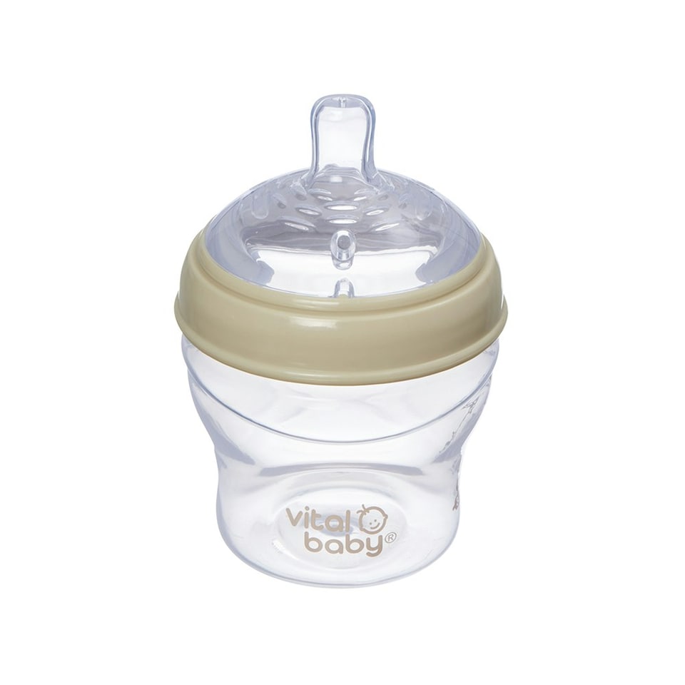 image 1 of Vital Baby Nurture breast like bottle 150ml 2pk Clear | One Size