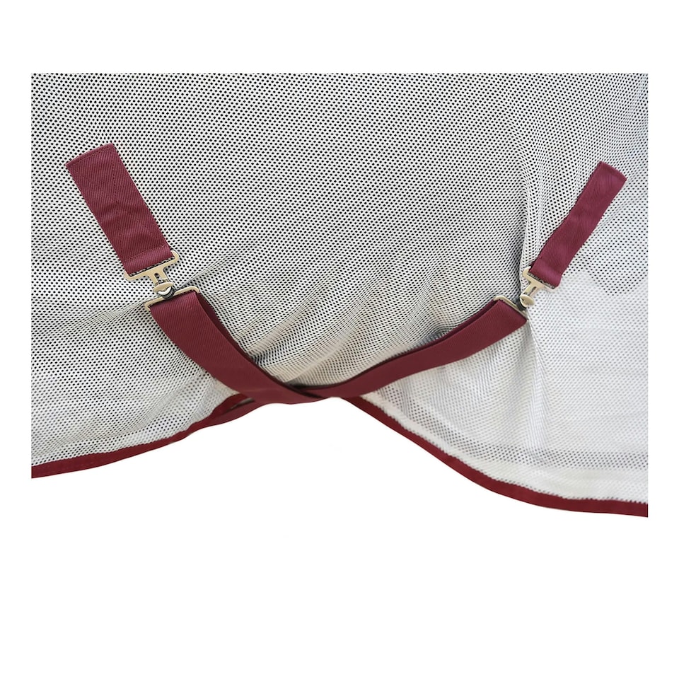 image 1 of Weatherbeeta Micro-Air Standard Neck Cooler Rug - Burgundy/Grey - 5´ 9"