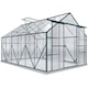 image 1 of Outsunny 8x12ft Polycarbonate Walk-in Greenhouse Outdoor w/ Double Sliding Door