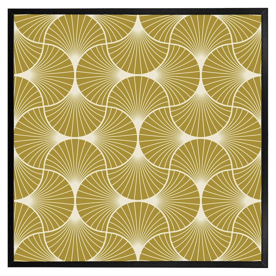 image 1 of Geometric shells (Picutre Frame) Brown | Oak | XL