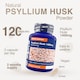 image 4 of Zipvit Psyllium Husk 1400mg, Natural High Strength Fibre Supplement, 120 Vegan Capsules