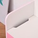 image 9 of HOMCOM Kids Wooden Toy Box Children Storage Chest Bench Organiser Safety Hinge | Pink | 60 x 30 x 50cm