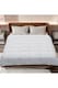 image 2 of Living and Home Alternative Quilted Duvet Insert with Corner Tabs- Single Size, White | White