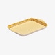 image 1 of Zeal Melamine Mini Tray, Gingham Pattern, 18 x 14 cm, Mustard