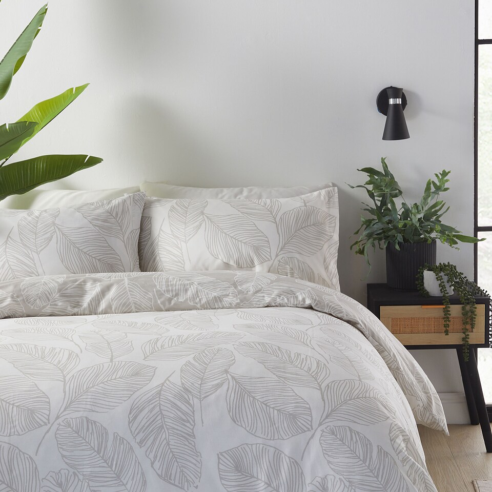 image 1 of Fusion Matteo Duvet Cover Set Natural