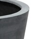 image 2 of Primrose Grey Polystone Round Planter - Medium H35cm x Dia 40cm - 52 Litres
