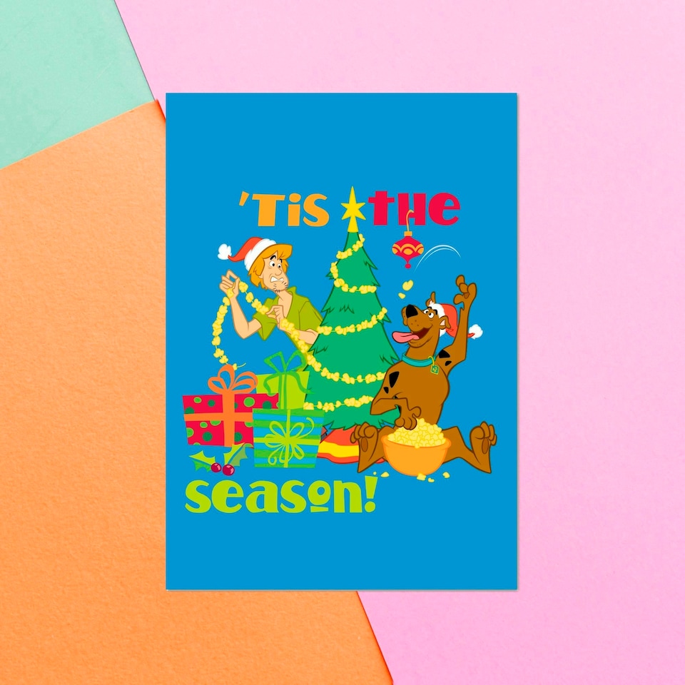 Official Scooby Doo 'Tis The Season Greetings Card
