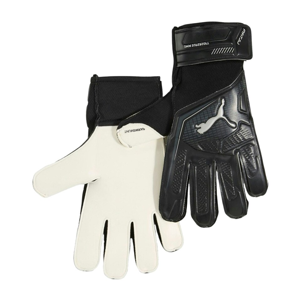 image 1 of Puma Unisex Adult Ultra Play Goalkeeper Gloves - Black/Silver - 9 Black | 9