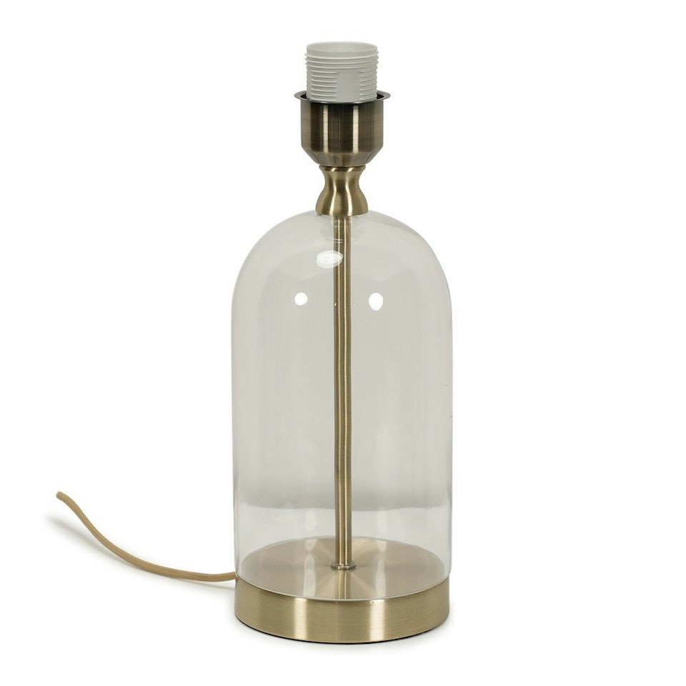 image 1 of ValueLights Jessy Glass Gold Metal Table Lamp Base | Gold