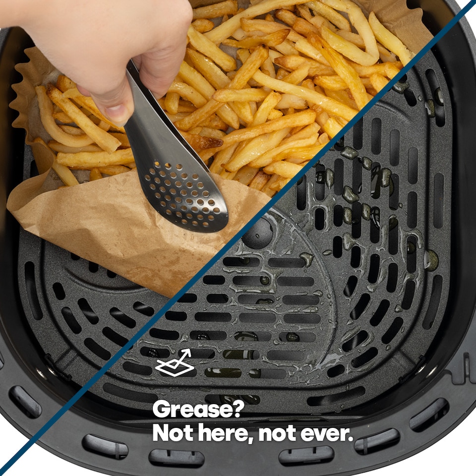 image 1 of 100 Disposable Air Fryer Liners Rectangular
