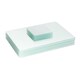 image 1 of Harbour Housewares 12pc Glass Dining Set - White - Placemats + Square Coasters - 30 x 20cm White