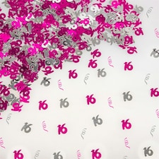 2x 14g 16th Pink Happy Birthday Confetti