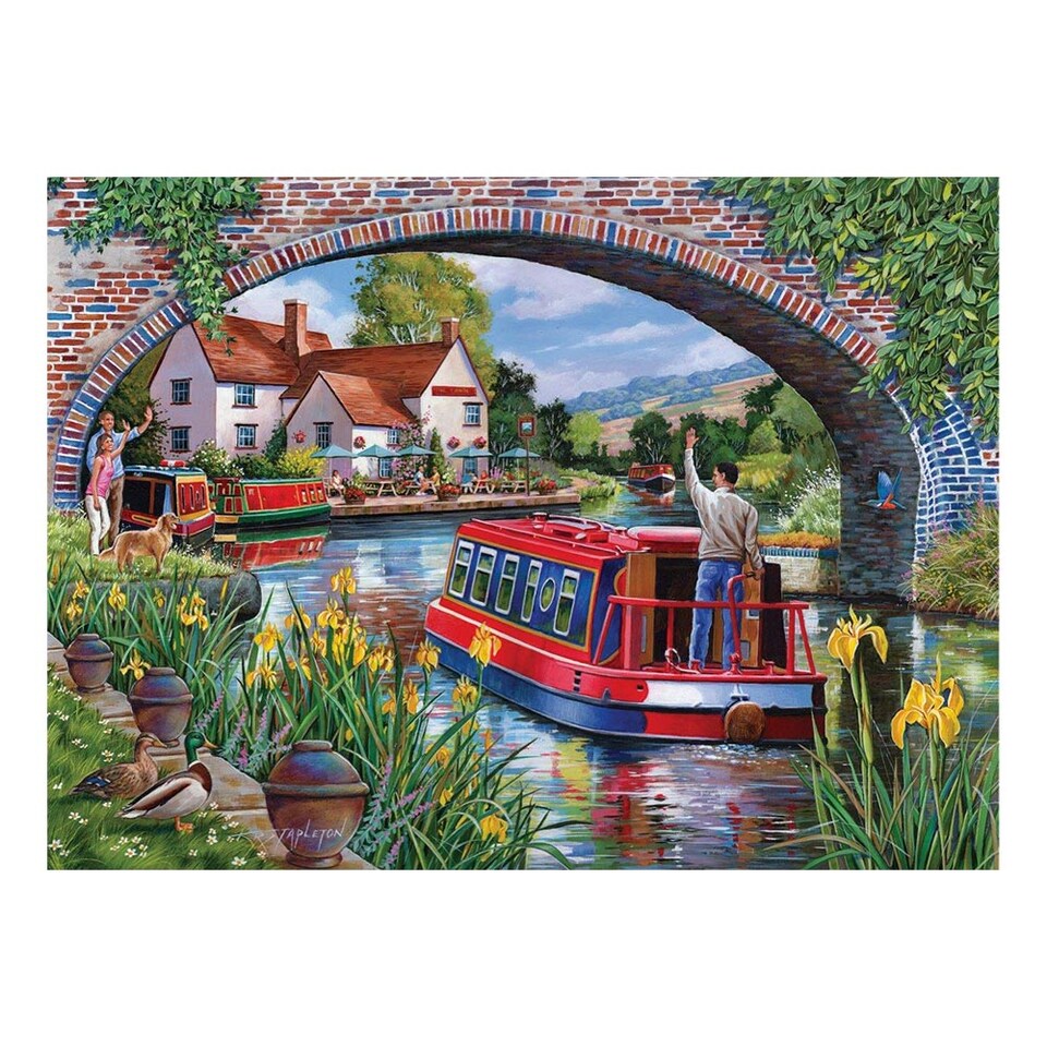 image 1 of The House of Puzzles, Over & Under - BIG 500 Piece Jigsaw Puzzle