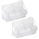 image 3 of 10 x Small (25.5cm x 18.5cm x 9cm) Adjustable Plastic Modular Storage Compartment Organisers Great For Crafts, Makeup & Food | Clear