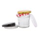 image 4 of Argon Tableware Glass Jam Jars with Lids - 90ml - Pack of 6