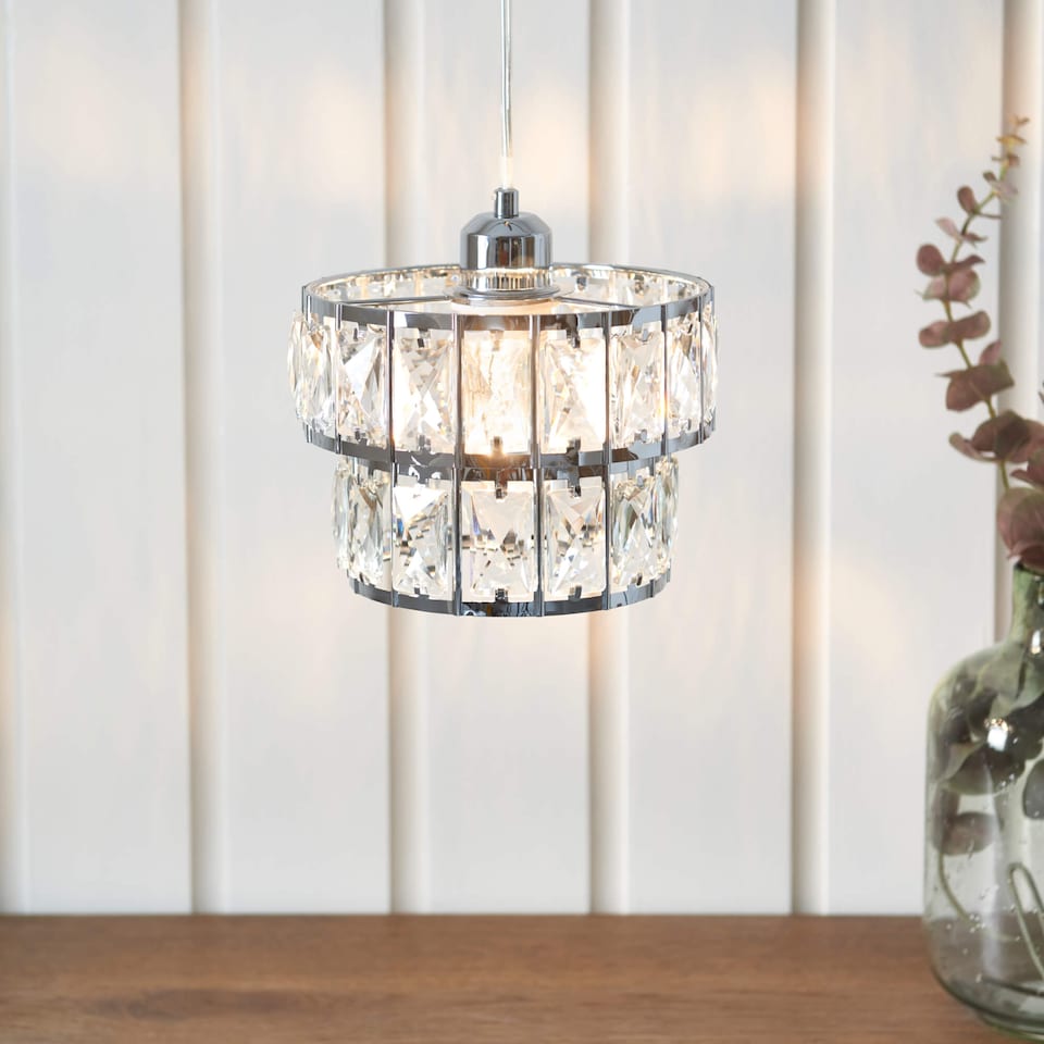 image 1 of Darla Clear Ceiling Pendant Shade