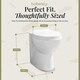 image 5 of Contemporary Bathroom Back to Wall Toilet Pan  , 410mm x 355mm, White