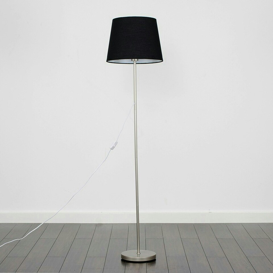 image 1 of ValueLights Pair of Charlie Chrome Table Lamp Pink Shade