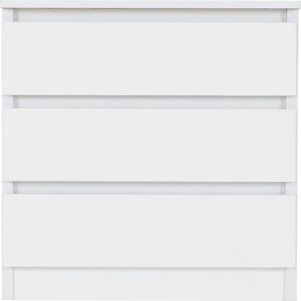 image 1 of Malvern 3 Drawer Bedside Table White