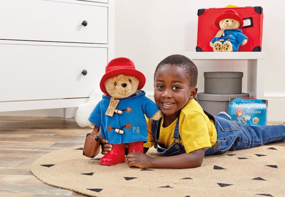 image 1 of Paddington Bear with Boots and Case 34cm