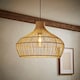 image 2 of ValueLights Anais Natural Rattan Easy Fit Pendant Pendant Shade | Brown
