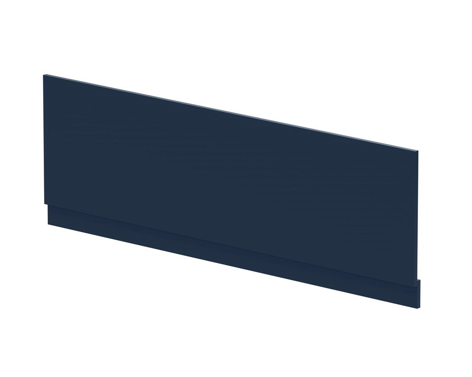 image 1 of Balterley Edge/Power Straight Front Bath Panel & Plinth | Blue | Midnight Blue | 1