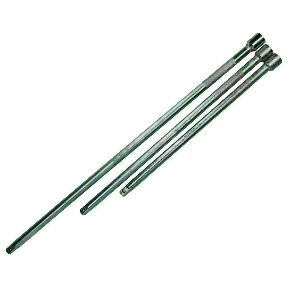 image 1 of 1/2" Long Extension Bars 15/18/24" Socket Long Reach Knurl Grip Extender