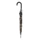 image 3 of Something Different Astrology Wheel Stick Umbrella - Black/Gold - One Size