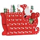 image 1 of HOMCOM Christmas Advent Calendar with 24 Countdown Drawers, Reusable mas Decor, Christmas Gift