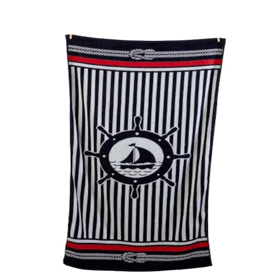 image 1 of Nautical Beach Towel 85x160cm Multi | One size