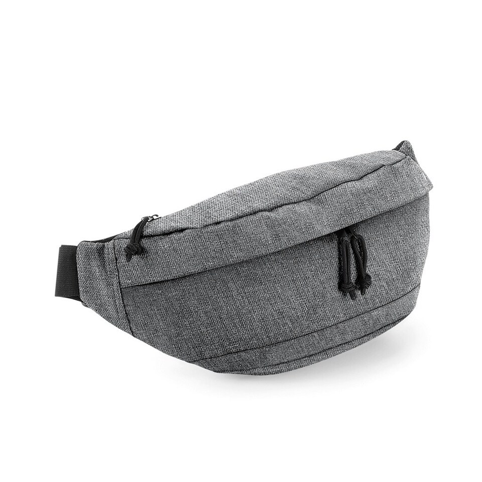 image 1 of BagBase Oversized Across Body Bag - Grey Marl - One Size Grey