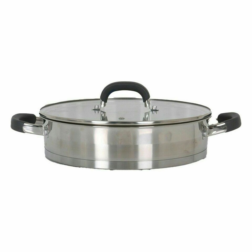image 1 of Casserole with glass lid Quttin 4,3 L (2 Units) N/A