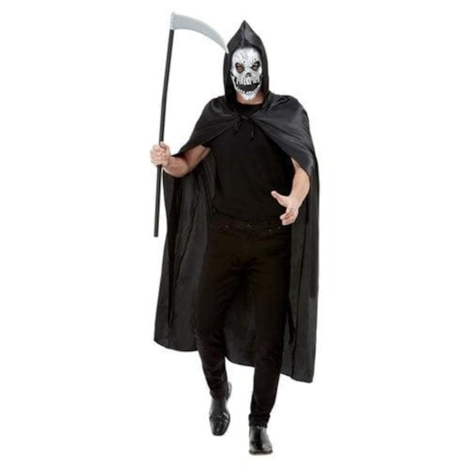 image 1 of Grim Reaper Fancy Dress Male Costume Kit