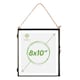 image 1 of Nicola Spring Hanging Metal Photo Frame - 8" x 10" - Black