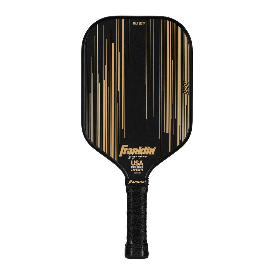 Franklin Signature Pro Series Pickleball Paddle - Black/Gold - 16mm